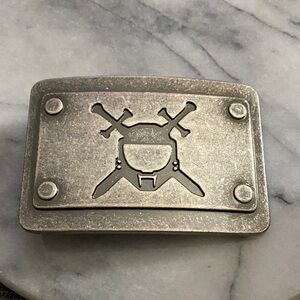 Silver Halo Vintage Belt Buckle - New